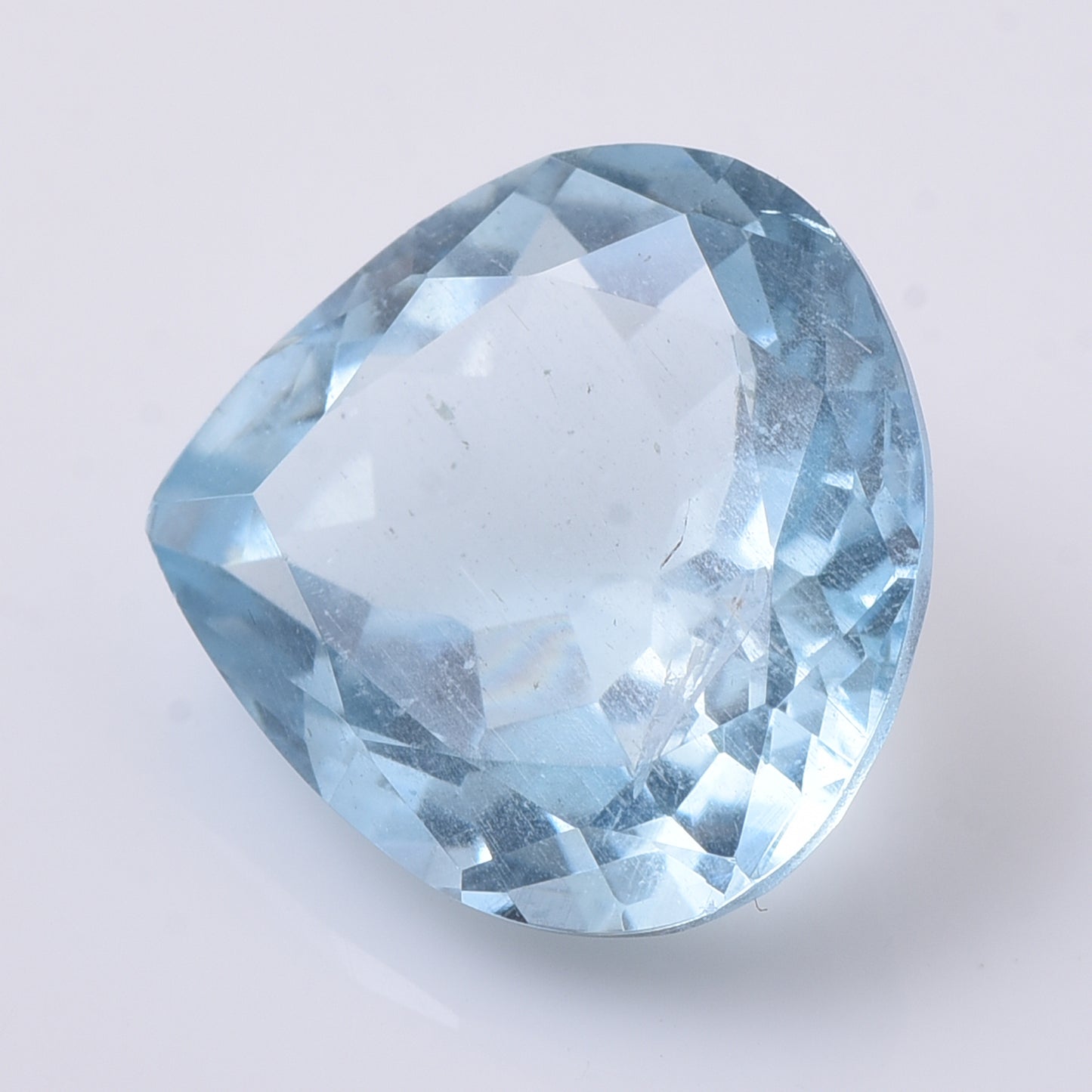 4.67 Natural Beryl Aquamarine Pear Mixed Cut Gemstone