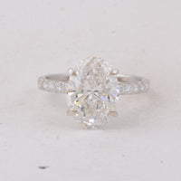 4.41 Carats Lab Grown Diamond 14K Gold Ring