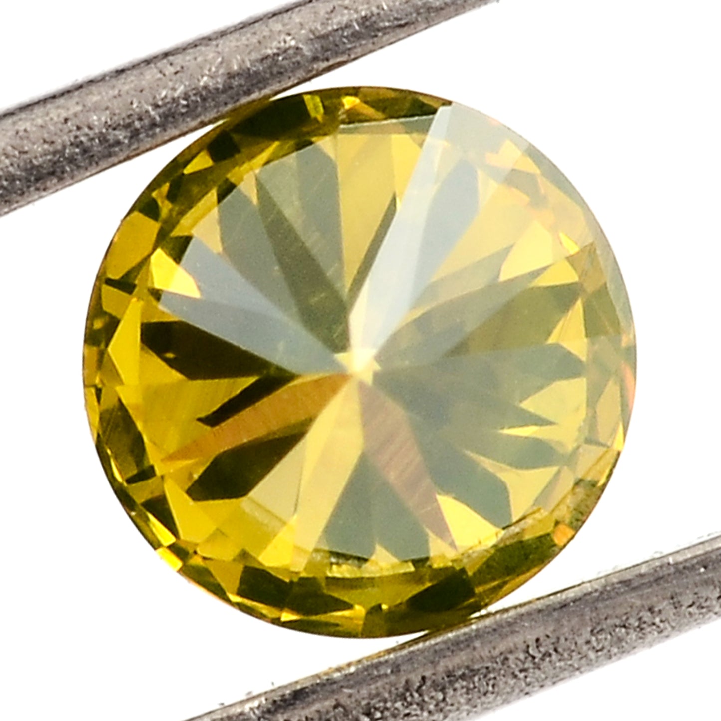 0.82 Yellow Diamond Round Loose Gemstone