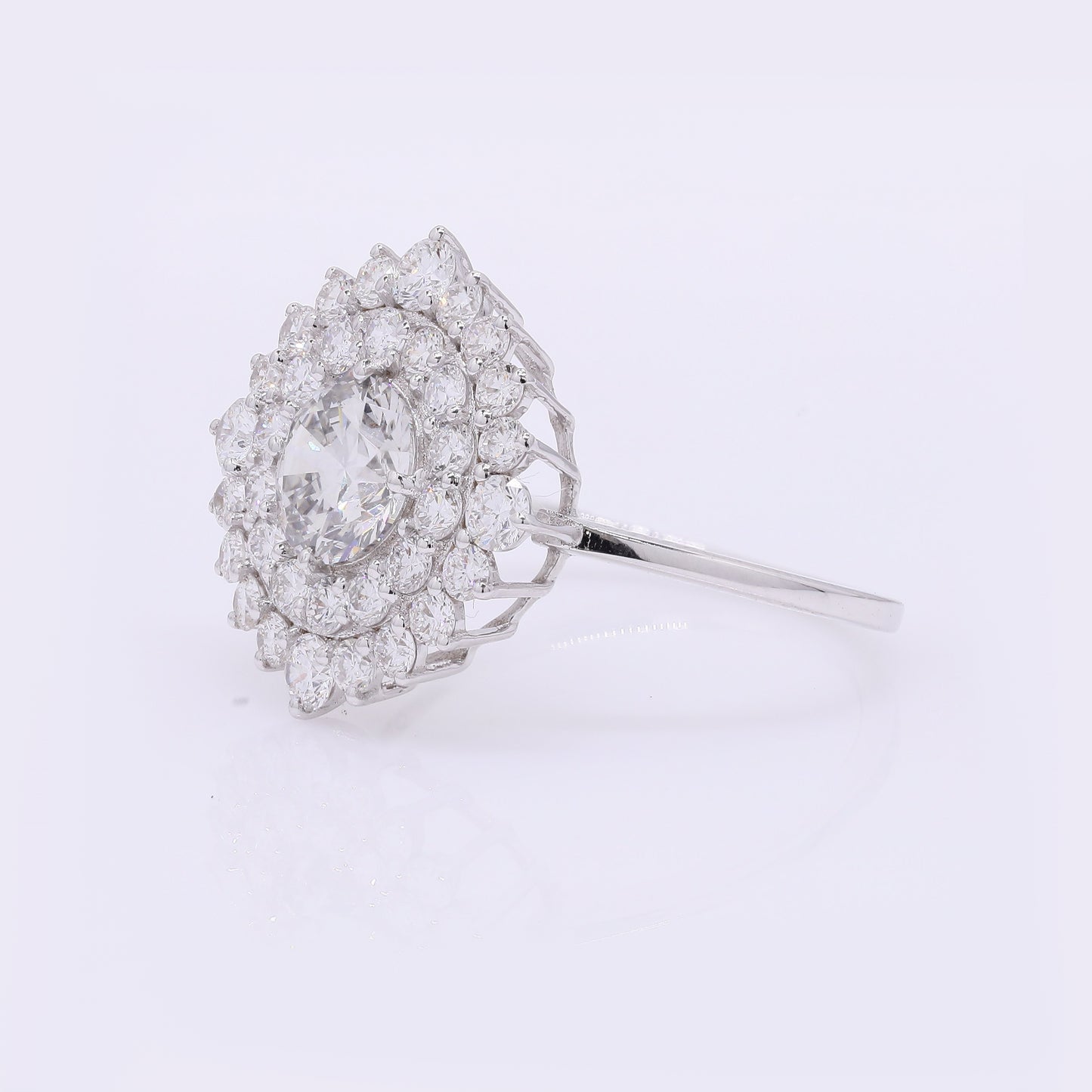 2.09 Carats Lab Grown Diamond 14K Gold Ring