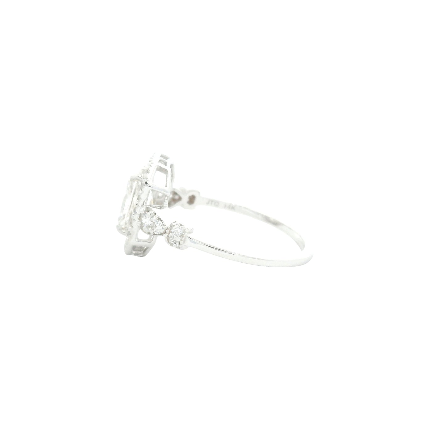 1.49 Carats Lab Grown Diamond 14K Gold Ring