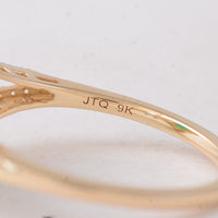 1.50 Ct Oval Emerald 9K Gold Ring