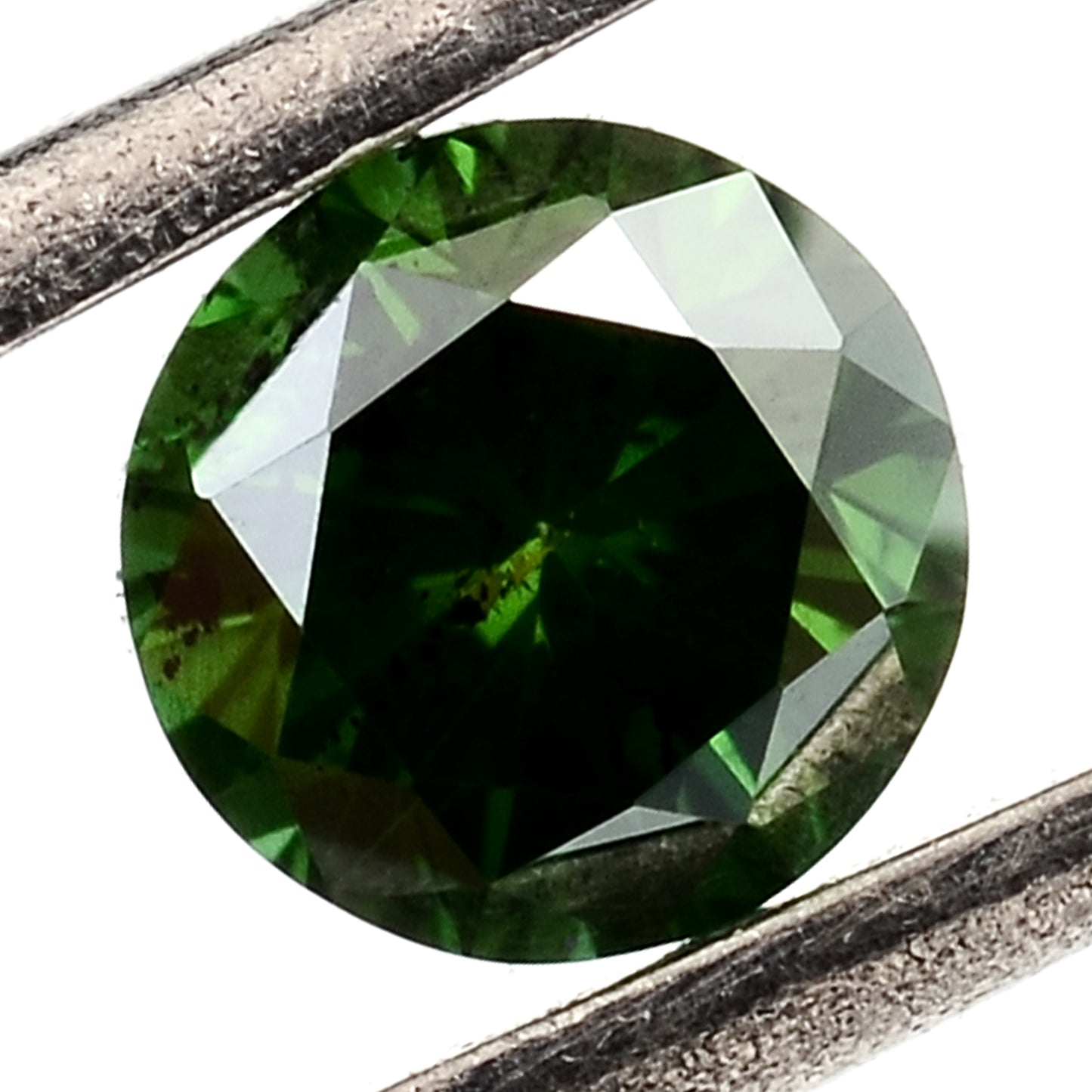 0.50 Green Diamond Round Loose Gemstone