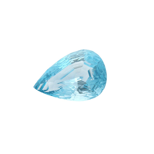 31.96 Blue Topaz Pear Gemstone