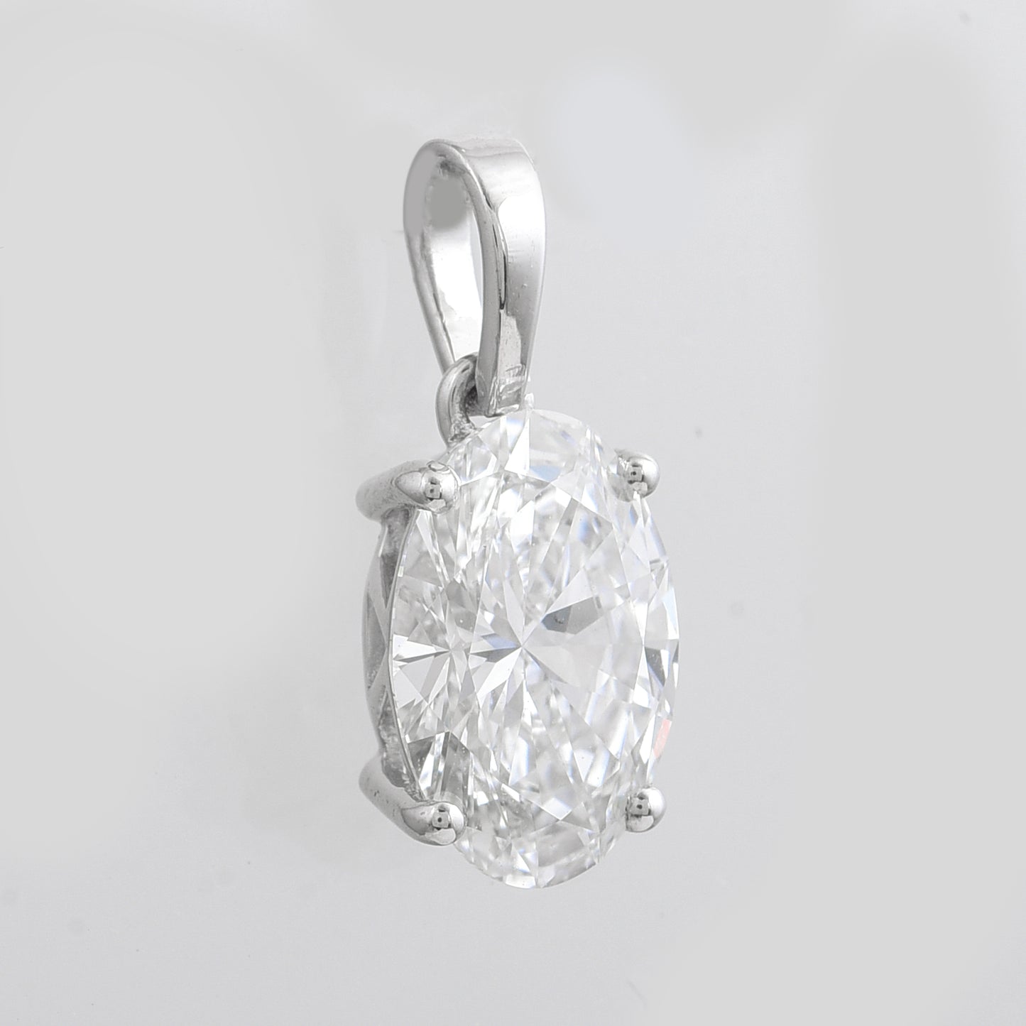 2.04 Carats Lab Grown Diamond 14K Gold Pendant