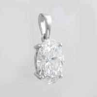 2.04 Carats Lab Grown Diamond 14K Gold Pendant