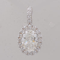 2.30 Carats Lab Grown Diamond 14K Gold Pendant