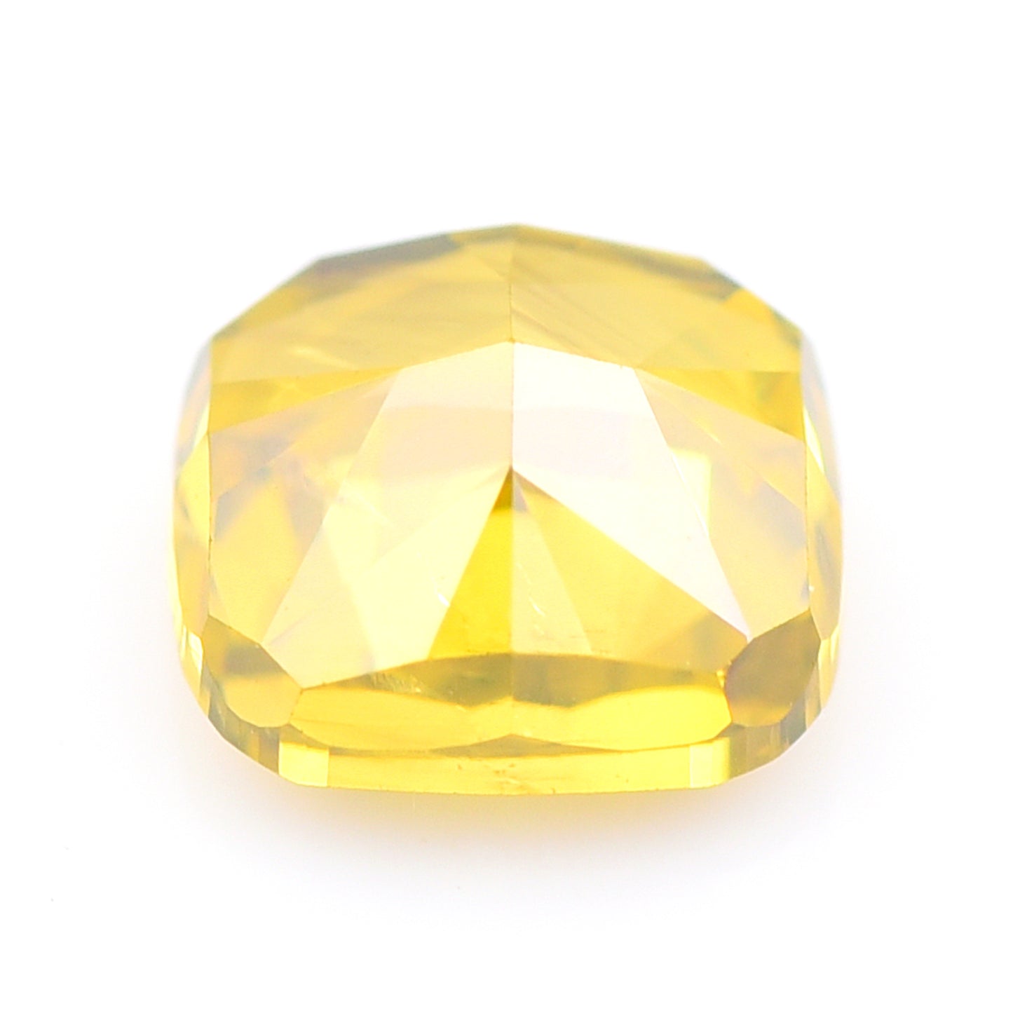 0.41 Yellow Diamond Cushion Loose Diamond