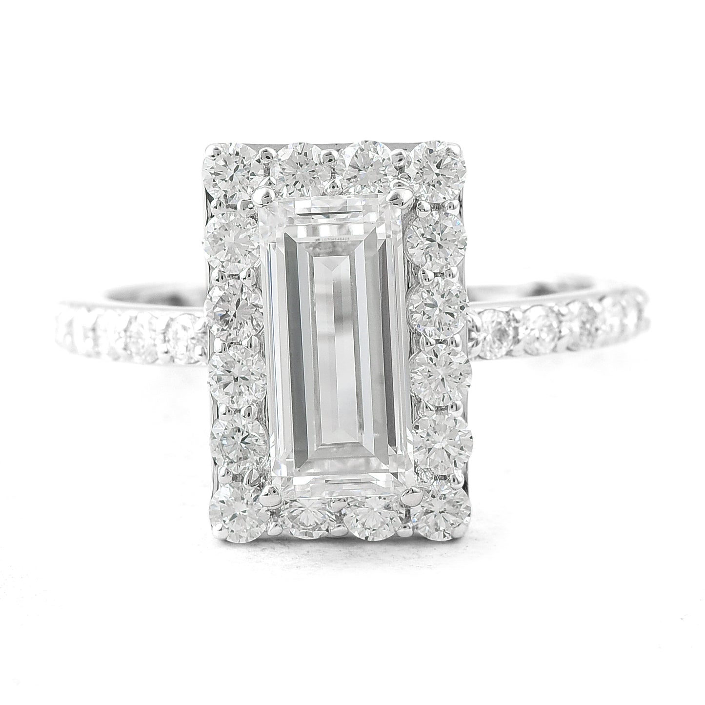 2.62 Carats Lab Grown Diamond 14K Gold Ring