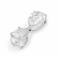 3.10 Carats Lab Grown Diamond 14K Gold Pendant