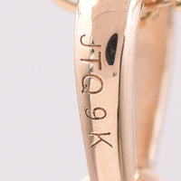 1.09 Ct Cushion Tourmaline 9K Gold Pendant