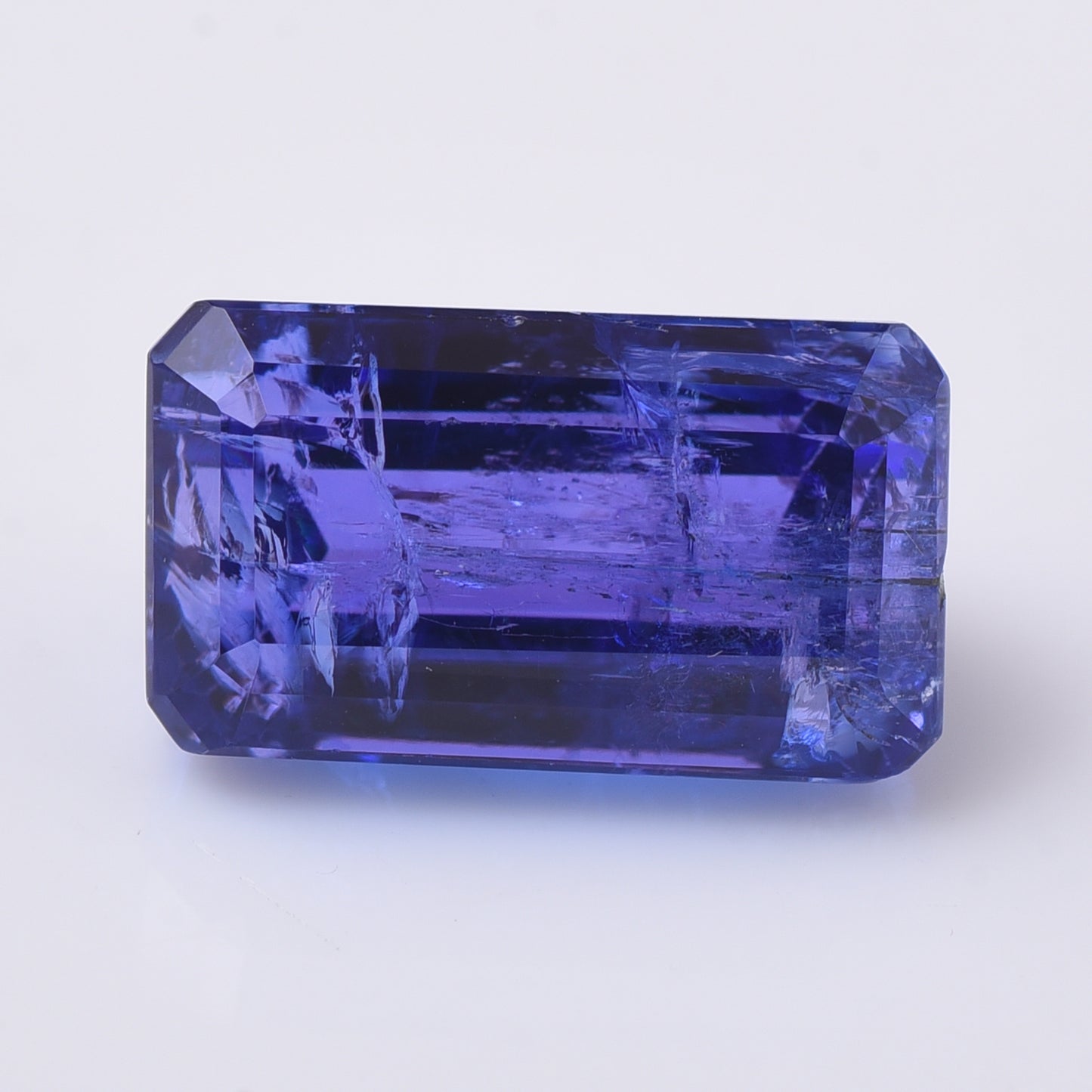 6.36 Natural Zoisite Tanzanite Emerald Cut Gemstone
