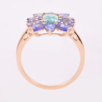 2.50 Ct Rectangle Mixed Cut Natural Emerald 14K Gold Ring
