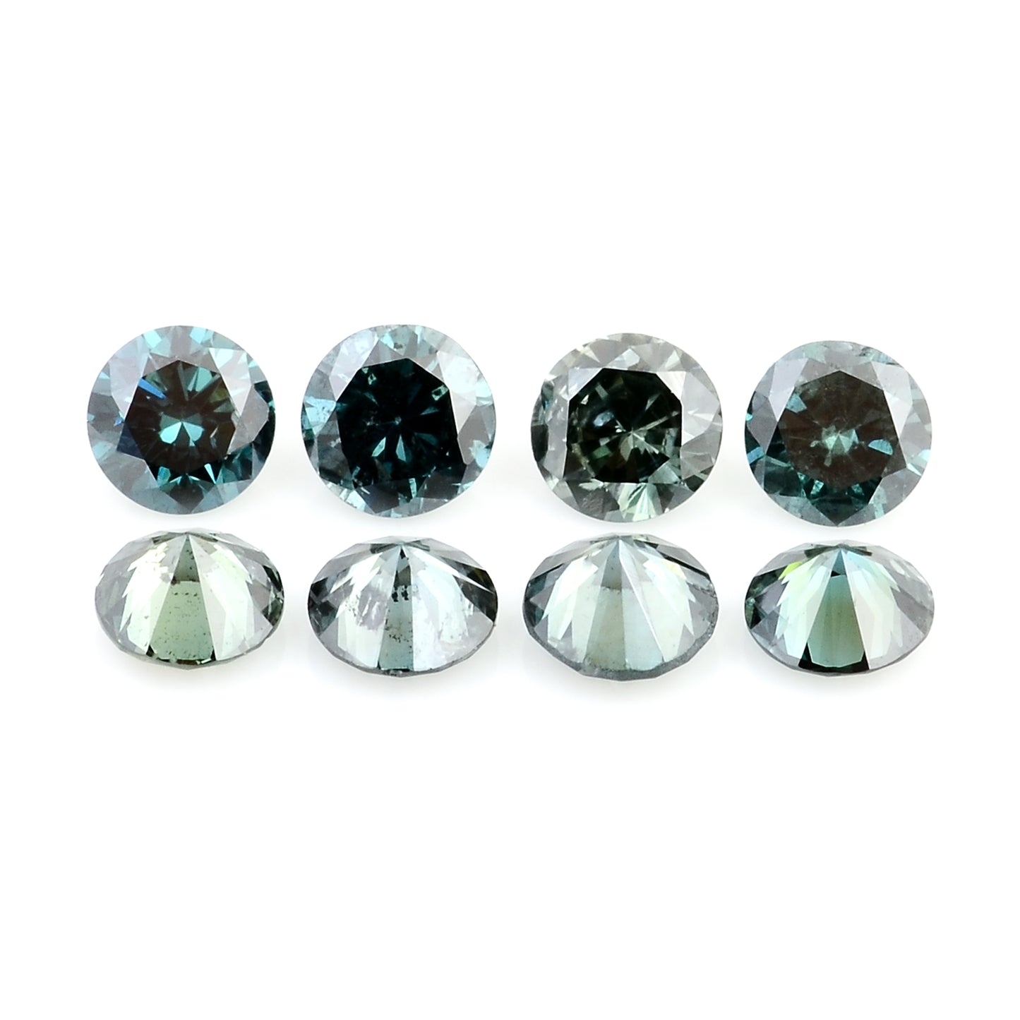 0.69 Blue Diamond Round Loose Gemstone