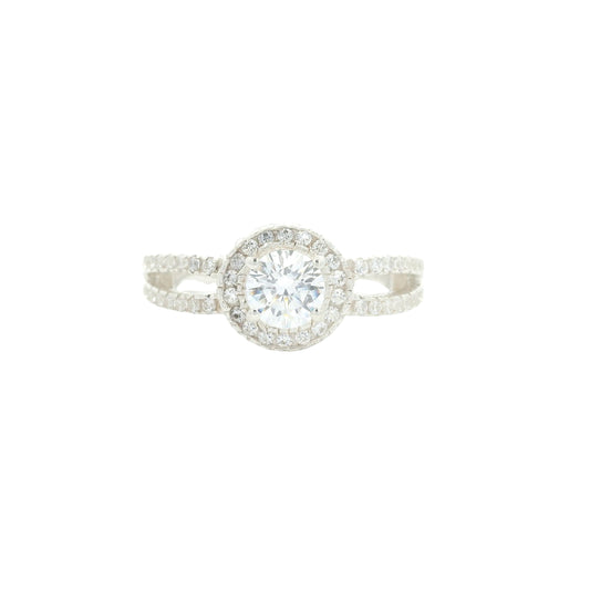 3.93 Ct Cubic Zirconia 925 Sterling Silver Ring