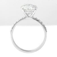 3.15 Carats Lab Grown Diamond 950 Platinum Ring