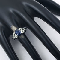 1.73 Ct Oval Mixed Cut Natural Sapphire 950 Platinum Ring