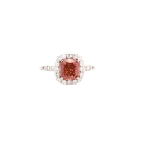 2.57 Carats Pink Lab Grown Diamond 14K Gold Ring
