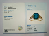 2.39 Ct Octagon Natural Emerald 14K Gold Ring