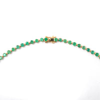 27.83 Ct Natural Emerald 14K Gold Necklace
