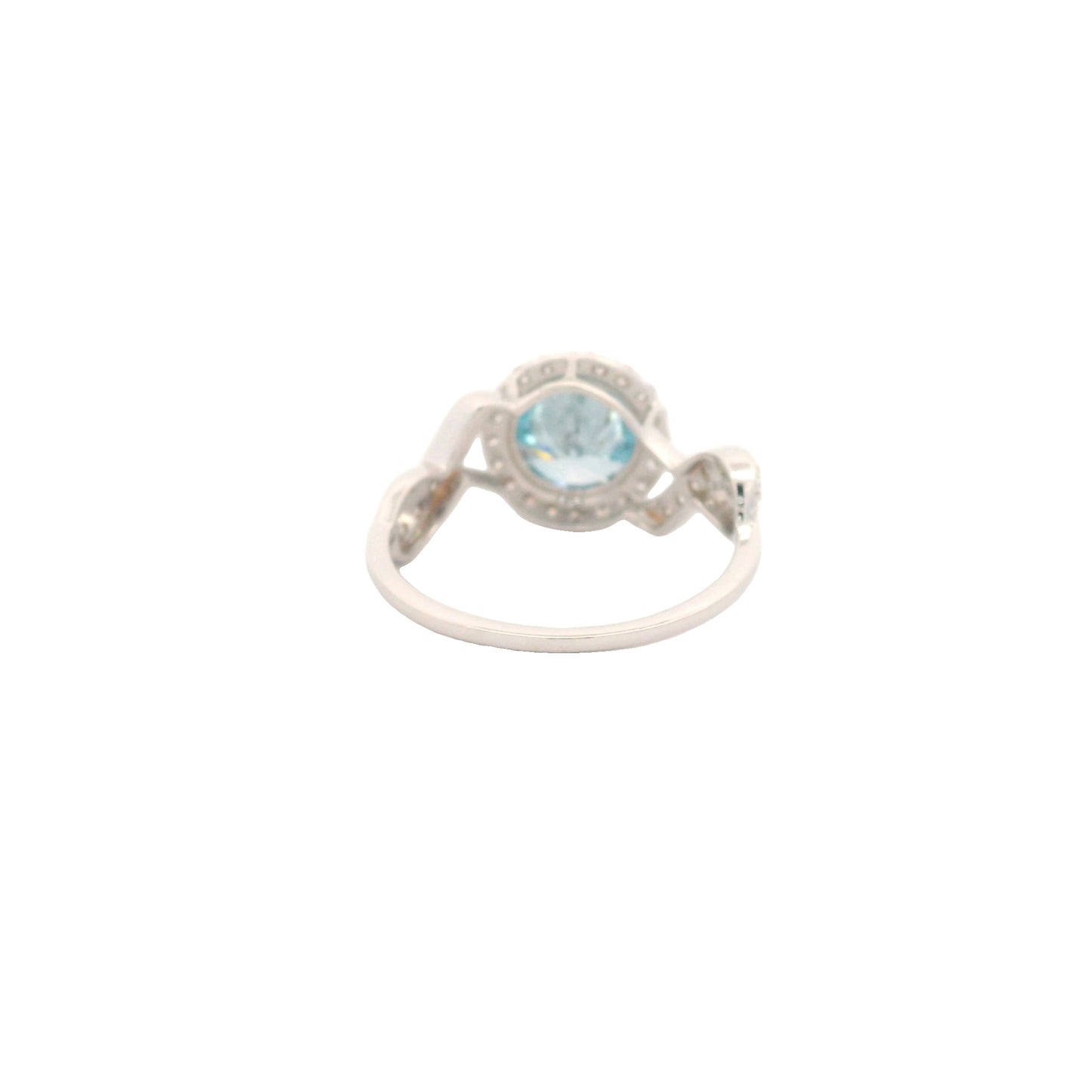 1.98 Carats Blue Lab Grown Diamond 14K Gold Ring