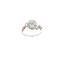 1.98 Carats Blue Lab Grown Diamond 14K Gold Ring
