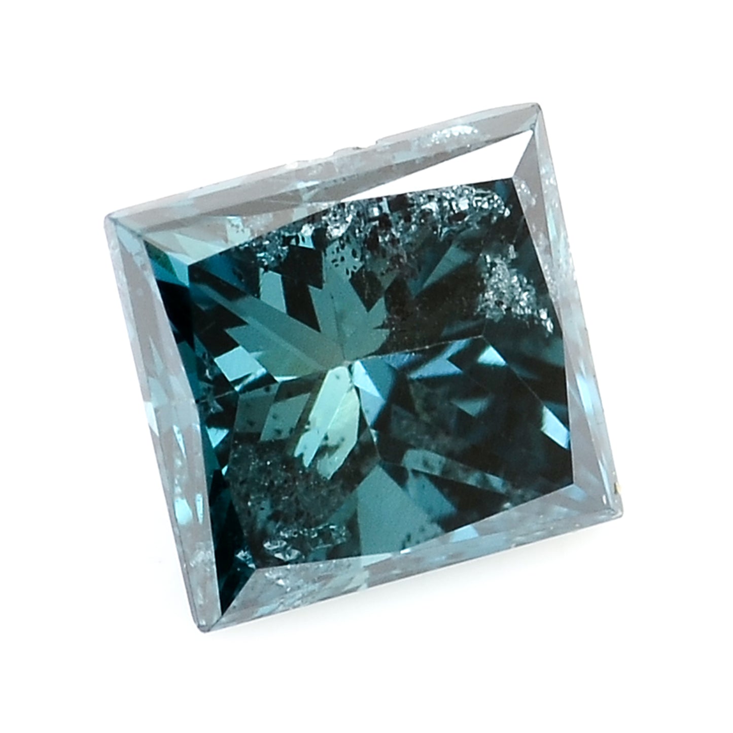 0.30 Blue Diamond Sqaure Loose Gemstone