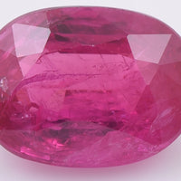 1.42 Natural Corundum Ruby Rectangular Cushion Mixed Cut Gemstone
