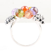24.34 Ct Cubic Zirconia 925 Sterling Silver Ring