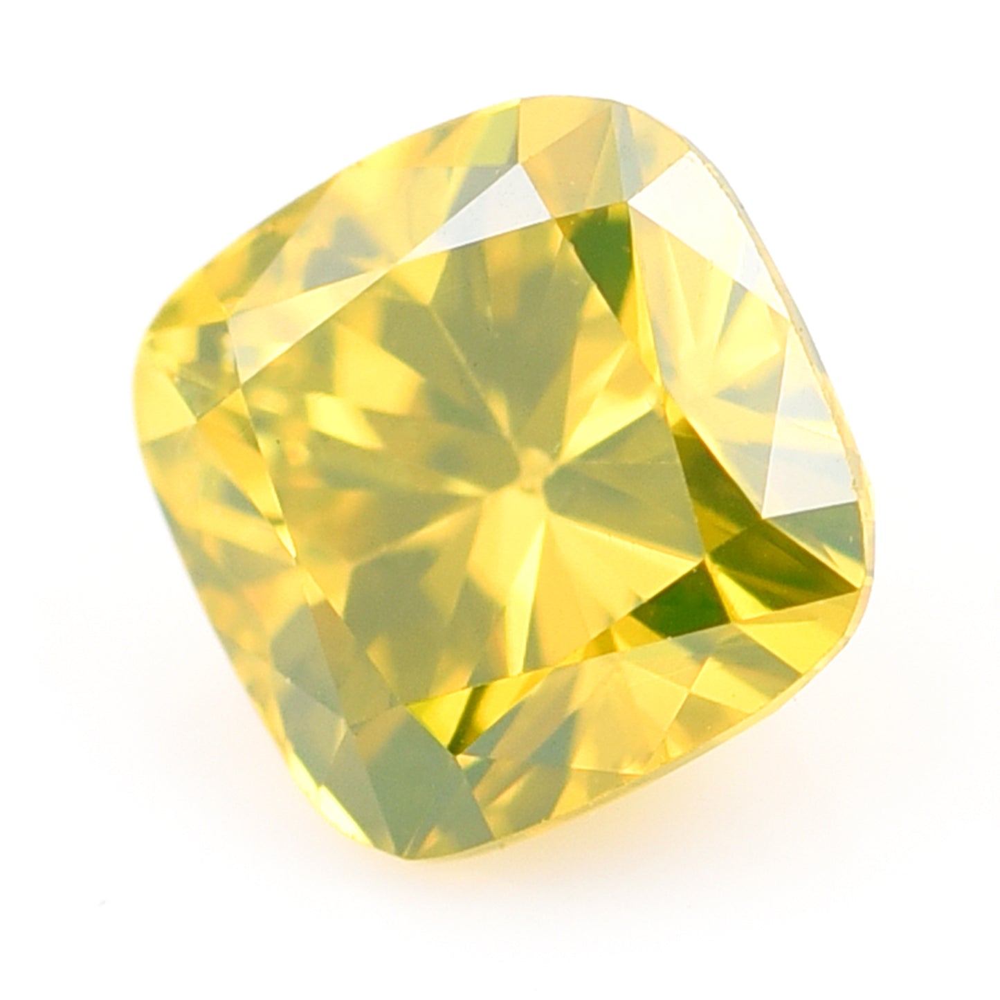 0.28 Yellow Diamond Cushion Loose Diamond