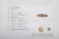 1.34 Ct Round Mixed Cut Natural Codundum Multi Sapphire 14K Gold Ring