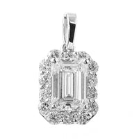 2.50 Carats Lab Grown Diamond 14K Gold Pendant
