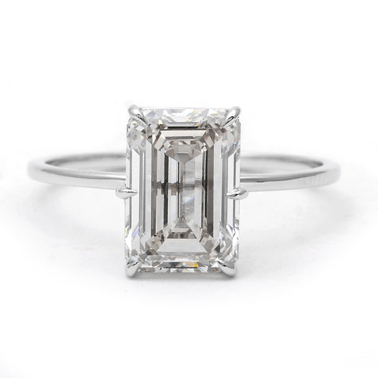 3.10 Carats Lab Grown Diamond 14K Gold Ring