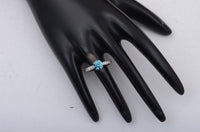 1.53 Carats Blue Lab Grown Diamond 14K Gold Ring