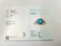 1.51 Ct Octagon Step Cut Natural Emerald 14K Gold Ring