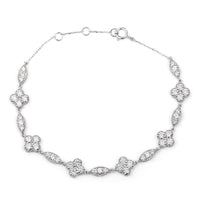 2.43 Carats Lab Grown Diamond 14K Gold Bracelet