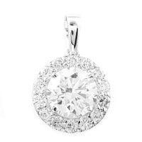 2.37 Carats Lab Grown Diamond 14K Gold Pendant