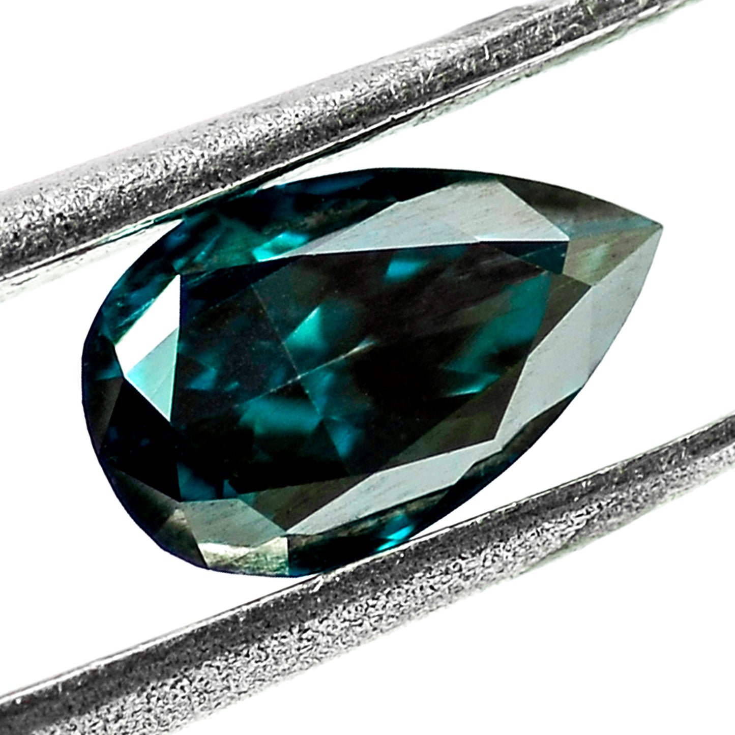 0.54 Blue Diamond Pear Loose Diamond