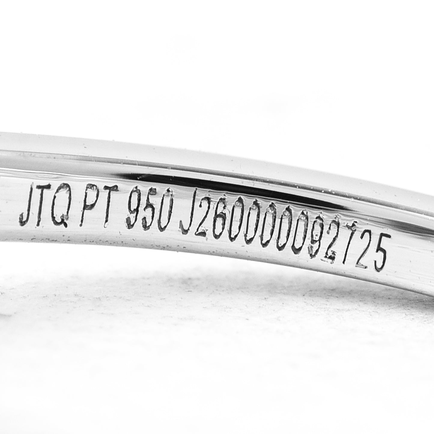 1.48 Ct Oval Sapphire 950 Platinum Ring
