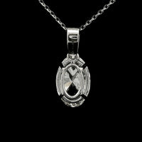 2.02 Carats Lab Grown Diamond 14K Gold Pendant