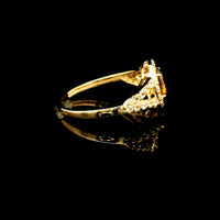 1.30 Ct Oval Tourmaline 14K Gold Ring