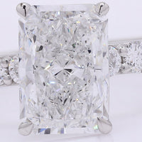 2.43 Carats Lab Grown Diamond 950 Platinum Ring
