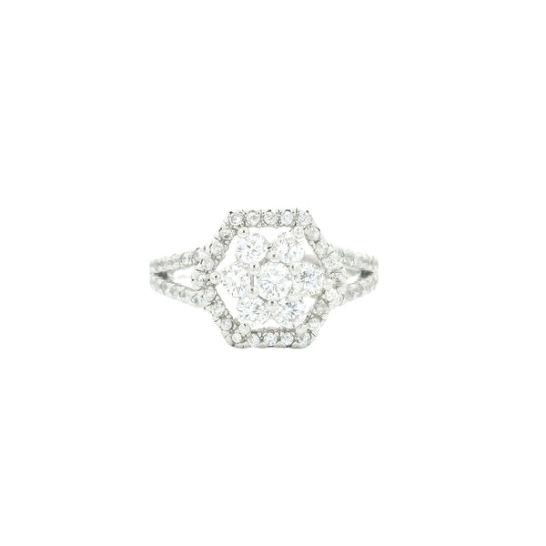 2.85 Ct Cubic Zirconia 925 Sterling Silver Ring