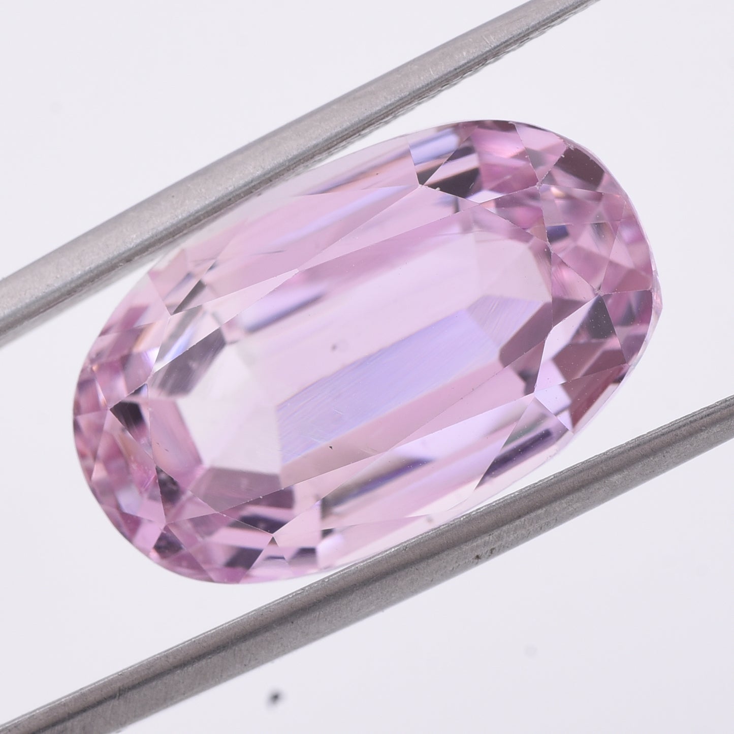 20.53 Natural Spodumene Kunzite Oval Mixed Cut Gemstone