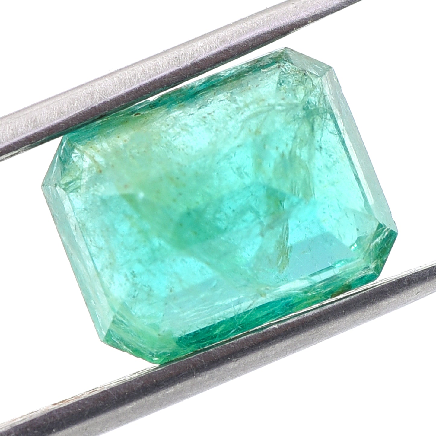 3.8 Natural Beryl Emerald Emerald Cut Gemstone