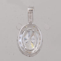 2.57 Carats Lab Grown Diamond 14K Gold Pendant
