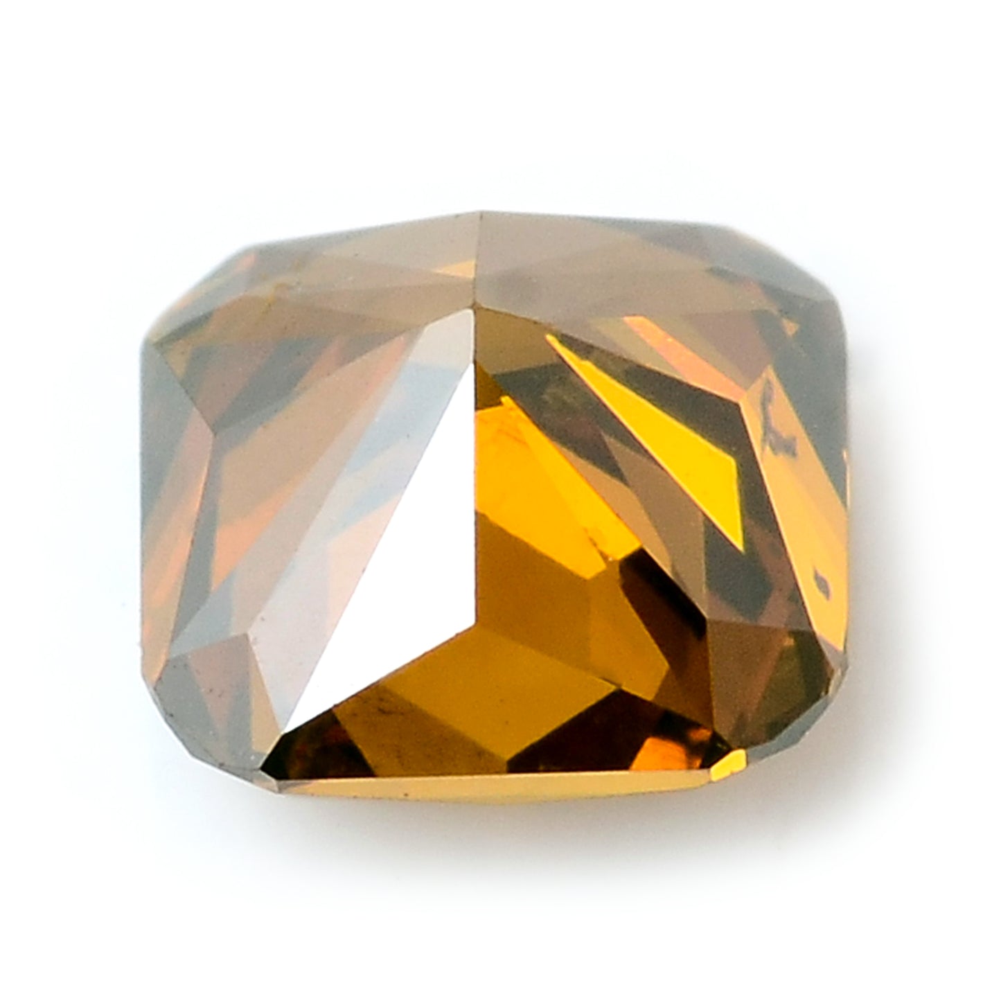 0.33 Carat Red Diamond Octagon Loose Gemstone