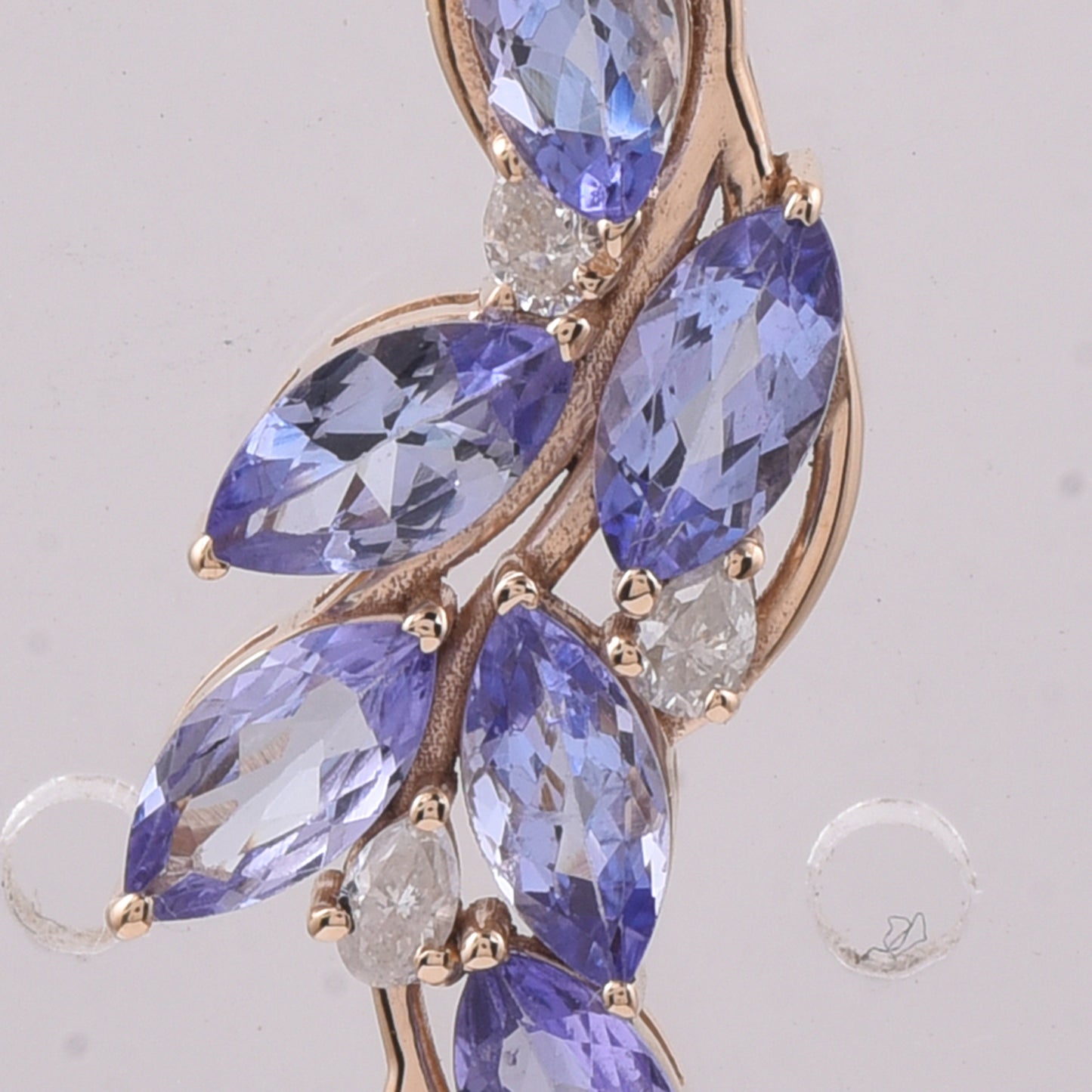 1.50 Ct Marquise Natural Tanzanite 14K Gold Pendant