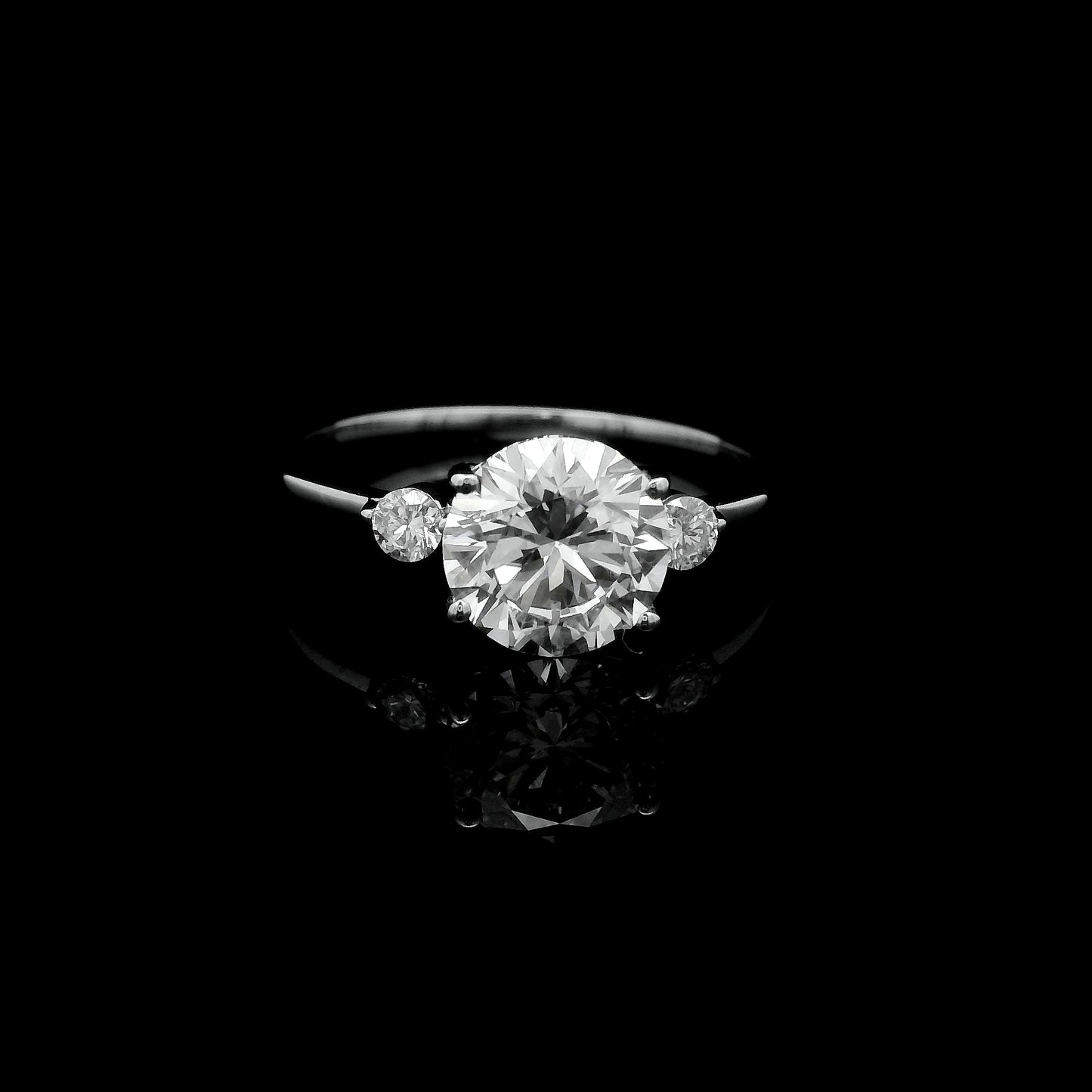 1.80 Ct Round Lab Grown Diamond 14K Gold Ring