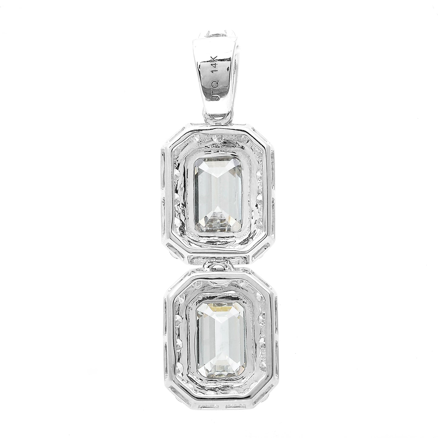 2.99 Carats Lab Grown Diamond 14K Gold Pendant
